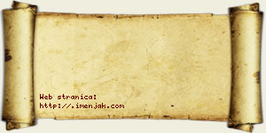 Isak Mladenović vizit kartica